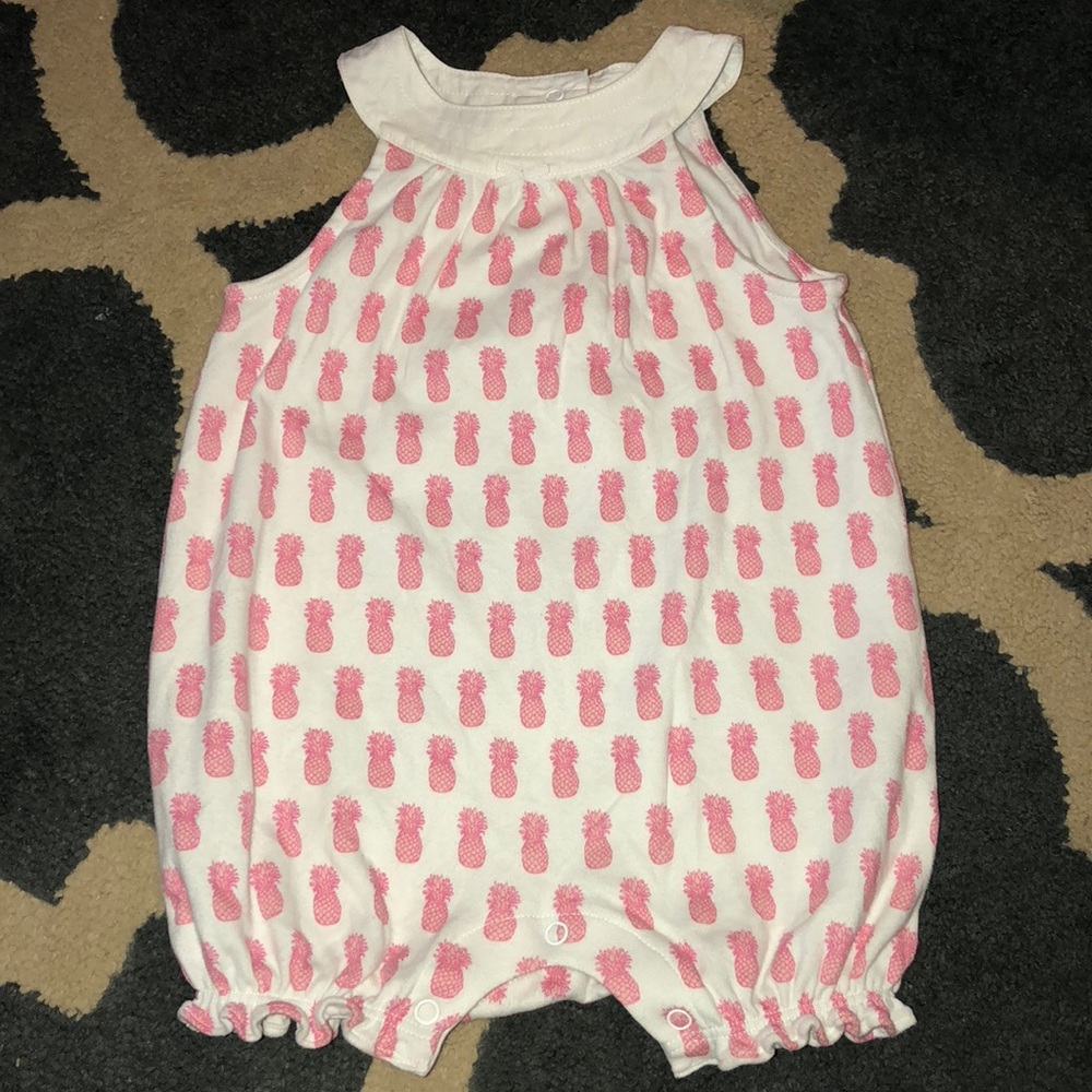 Janie and Jack Pineapple Onesie